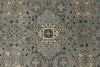 9x12 Gray And Ivory Turkish Oushak Rug