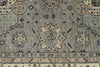9x12 Gray And Ivory Turkish Oushak Rug