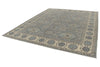 9x12 Gray And Ivory Turkish Oushak Rug