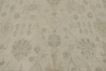 10x14 Ivory and Beige Turkish Oushak Rug