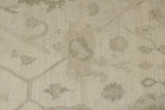 10x14 Ivory and Beige Turkish Oushak Rug