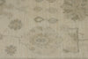 10x14 Ivory and Beige Turkish Oushak Rug
