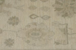 10x14 Ivory and Beige Turkish Oushak Rug