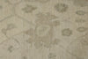 10x14 Ivory and Beige Turkish Oushak Rug
