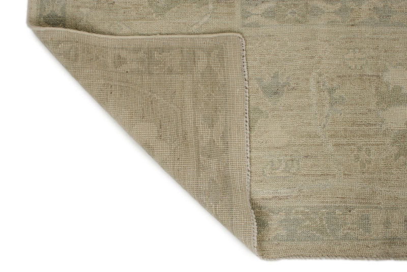 10x14 Ivory and Beige Turkish Oushak Rug