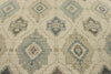 10x14 Ivory and Multicolor Turkish Oushak Rug
