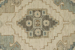 10x14 Ivory and Multicolor Turkish Oushak Rug