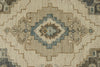 10x14 Ivory and Multicolor Turkish Oushak Rug