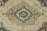 10x14 Ivory and Multicolor Turkish Oushak Rug