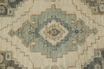 10x14 Ivory and Multicolor Turkish Oushak Rug