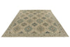 10x14 Ivory and Multicolor Turkish Oushak Rug