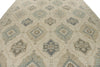 10x14 Ivory and Multicolor Turkish Oushak Rug
