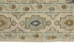 10x14 Ivory and Multicolor Turkish Oushak Rug