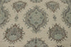 10x14 Ivory and Gray Turkish Oushak Rug