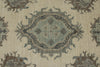 10x14 Ivory and Gray Turkish Oushak Rug