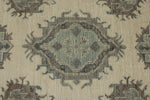 10x14 Ivory and Gray Turkish Oushak Rug