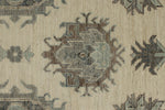 10x14 Ivory and Gray Turkish Oushak Rug