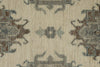 10x14 Ivory and Gray Turkish Oushak Rug