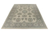 10x14 Ivory and Gray Turkish Oushak Rug