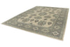 10x14 Ivory and Gray Turkish Oushak Rug