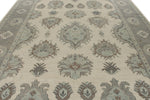 10x14 Ivory and Gray Turkish Oushak Rug