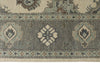 10x14 Ivory and Gray Turkish Oushak Rug