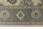 10x14 Ivory and Gray Turkish Oushak Rug