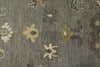 10x14 Gray and Beige Turkish Oushak Rug