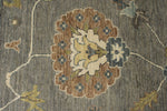 10x14 Gray and Beige Turkish Oushak Rug