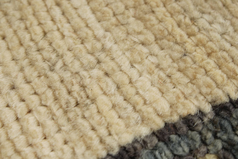 10x14 Gray and Beige Turkish Oushak Rug