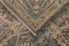 8x10 Light Blue and Multicolor Turkish Oushak Rug