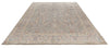 8x10 Light Blue and Multicolor Turkish Oushak Rug