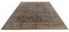 8x10 Light Blue and Multicolor Turkish Oushak Rug
