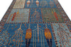 8x10 Blue and Multicolor Anatolian Traditional Rug