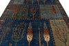 8x10 Blue and Multicolor Anatolian Traditional Rug