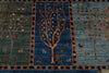 8x10 Blue and Multicolor Anatolian Traditional Rug