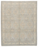 8x10 Gray and Ivory Turkish Persian Rug