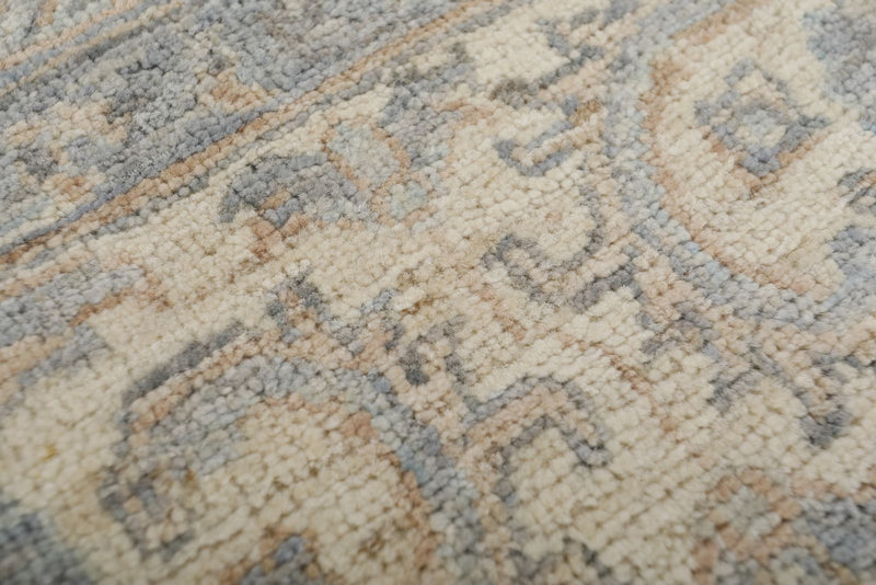 8x10 Gray and Ivory Turkish Persian Rug