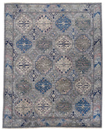 8x10 Gray and Blue Anatolian Traditional Rug