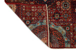8x10 Red and Multicolor Modern Contemporary Rug