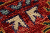 8x10 Red and Multicolor Modern Contemporary Rug