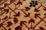 8x10 Brown and Ivory Turkish Tribal Rug