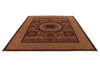 8x10 Rust and Ivory Turkish Tribal Rug