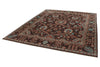 8x10 Brown and Multicolor Turkish Oushak Rug