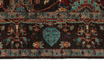 8x10 Brown and Multicolor Turkish Oushak Rug