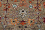 8x9 Brown and Multicolor Anatolian Traditional Rug