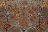8x9 Brown and Multicolor Anatolian Traditional Rug