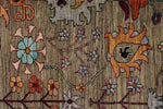 8x9 Brown and Multicolor Anatolian Traditional Rug