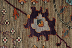 8x9 Brown and Multicolor Anatolian Traditional Rug