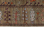 8x9 Brown and Multicolor Anatolian Traditional Rug